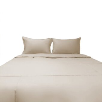 Tottus Edredon beige c fda sham 220 hilos oferta