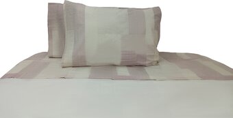 Tottus Juego sabanas vino 220 hilos oferta