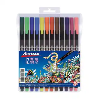 Tottus Lapicero fine liner triang estuche x12un oferta