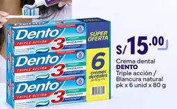 Plaza Vea Dento Triple Accion crema dental oferta