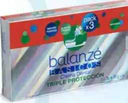 Plaza Vea Balanzé Triple Pro crema dental oferta