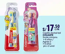 Plaza Vea Colgate cepillo dental kid oferta