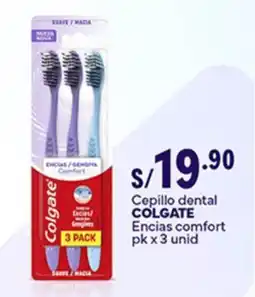 Plaza Vea Colgate Encias comfort cepillo dental oferta