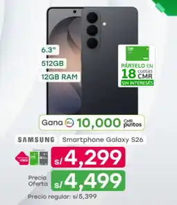 Tottus Samsung Galaxy S26 oferta