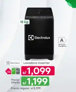 Tottus Electrolux lavadora inverter oferta