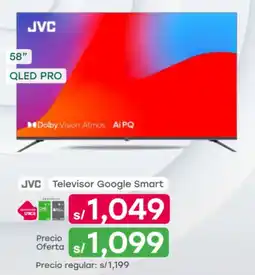 Tottus JVC Google Smart TV 58" oferta