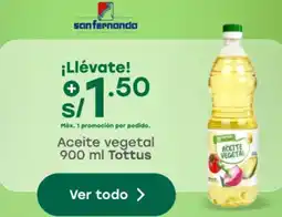 Tottus Tottus aceite vegetal oferta