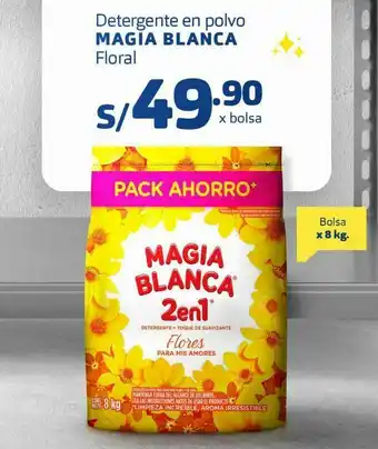 Makro Detergente en polvo magia blanca floral 8kg oferta