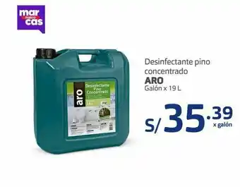 Makro Desinfectante pino concentrado aro galón 19l oferta
