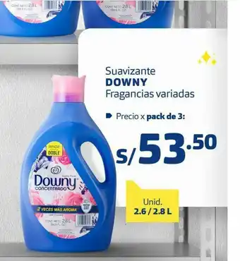 Makro Suavizante downy fragancias variadas 2,6/2,8l oferta