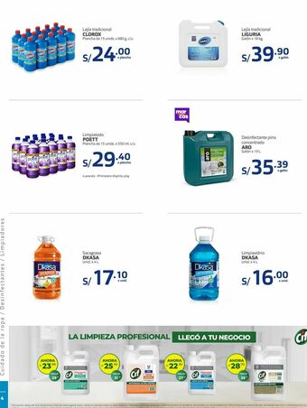 Makro Lejía oferta