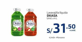 Makro Lavavajilla líquida dkasa 4l oferta