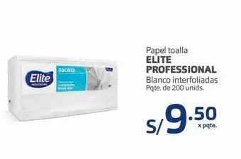Makro Papel toalla elite profesional blanco interfoliadas 200und oferta