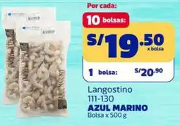 Makro Azul marino langostino 111-130 bolsa oferta