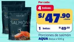 Makro Aqua porciones de salmón bolsa oferta