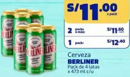 Makro Berliner cerveza oferta