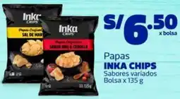 Makro Inka chips papas sabores variados bolsa oferta