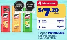 Makro Pringles papas sabores variados lata oferta