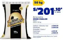 Makro Gran chalan arroz extra negro saco oferta