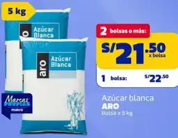 Makro Aro azúcar blanca bolsa oferta