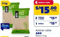 Makro Aro azúcar rubia bolsa oferta