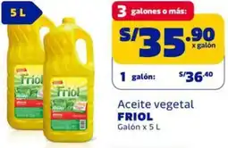 Makro Friol aceite vegetal galón oferta