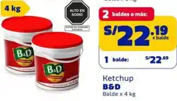 Makro B&d ketchup balde oferta