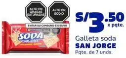 Makro San jorge galleta soda pqte. de oferta