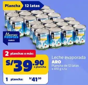 Makro Aro leche evaporada oferta
