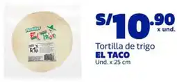 Makro El taco tortilla de trigo oferta