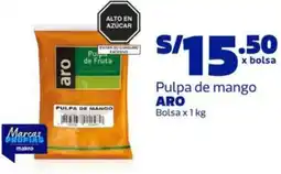 Makro Aro pulpa de mango bolsa oferta