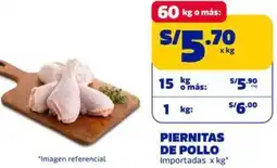 Makro Piernitas de pollo importadas oferta