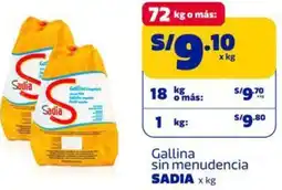 Makro Sadia gallina sin menudencia oferta