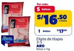 Makro Aro filete de tilapia 3-5 oferta