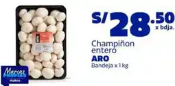 Makro Aro champiñon enteró bandeja oferta