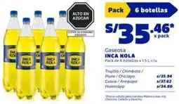 Makro Inca kola gaseosa oferta