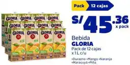 Makro Gloria bebida oferta