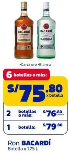 Makro Bacardí ron oferta