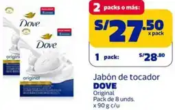 Makro Dove jabón de tocador original oferta