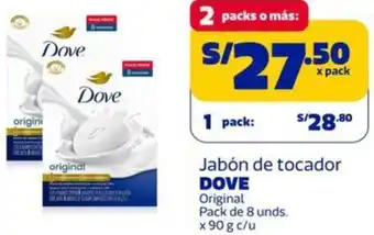 Makro Dove jabón de tocador original oferta