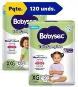 Makro Babysec pañal talla completa oferta