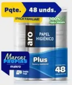 Makro Aro papel higiénico plus oferta