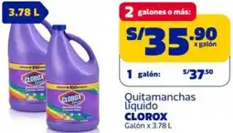 Makro Clorox quitamanchas liquido galón oferta