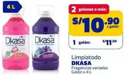 Makro Dkasa limpiatodo fragancias variadas galón oferta