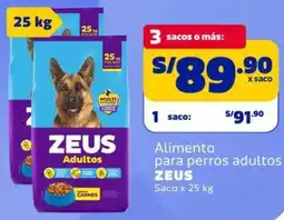 Makro Zeus alimento para perros adultos saco oferta