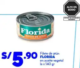 Mass Florida filete de atún en aceite vegetal la oferta