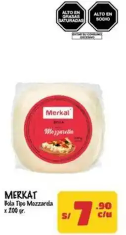 MaxiAhorro Merkat bola tipo mozzarela oferta
