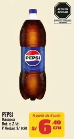 MaxiAhorro Pepsi gaseosa bot. oferta