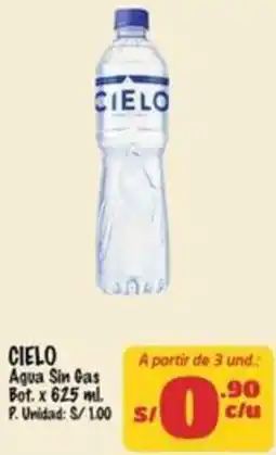 MaxiAhorro Cielo agua sin gas bot. oferta