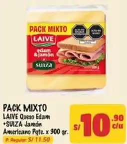 MaxiAhorro Laive pack mixto edam oferta